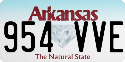 AR license plate 954VVE