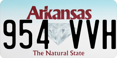 AR license plate 954VVH