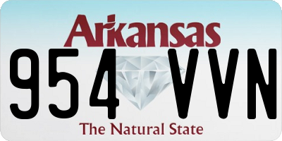 AR license plate 954VVN