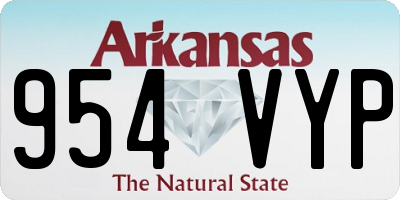 AR license plate 954VYP