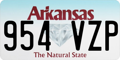 AR license plate 954VZP