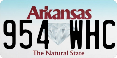 AR license plate 954WHC