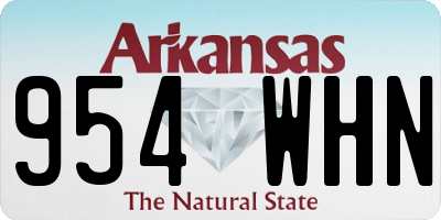 AR license plate 954WHN