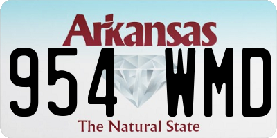 AR license plate 954WMD