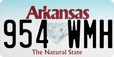 AR license plate 954WMH