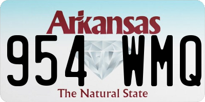 AR license plate 954WMQ