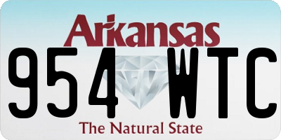 AR license plate 954WTC