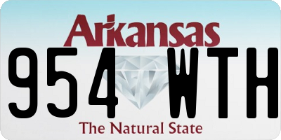 AR license plate 954WTH