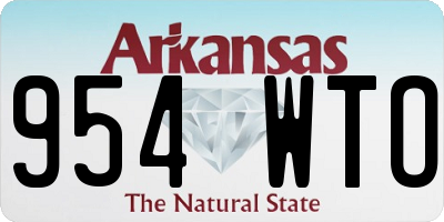 AR license plate 954WTO