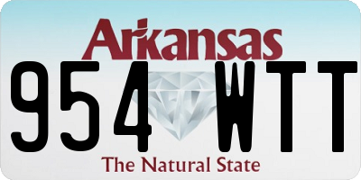 AR license plate 954WTT