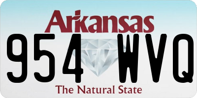 AR license plate 954WVQ