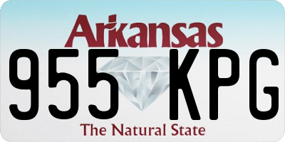 AR license plate 955KPG