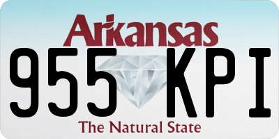 AR license plate 955KPI