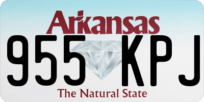 AR license plate 955KPJ