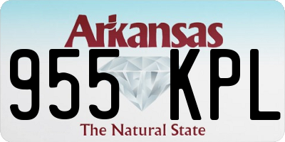 AR license plate 955KPL