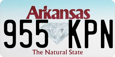 AR license plate 955KPN