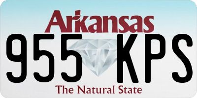 AR license plate 955KPS