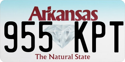 AR license plate 955KPT