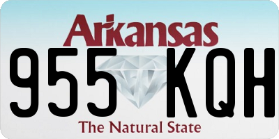 AR license plate 955KQH