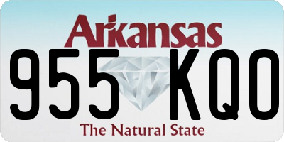 AR license plate 955KQO