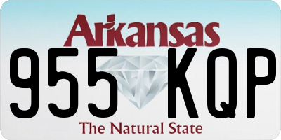 AR license plate 955KQP