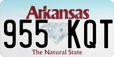 AR license plate 955KQT