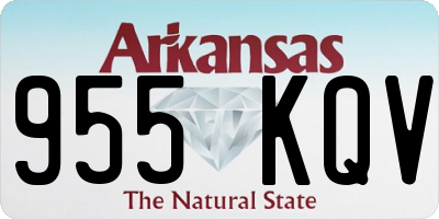 AR license plate 955KQV