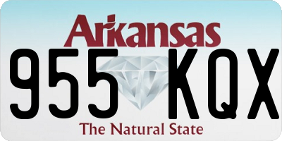 AR license plate 955KQX