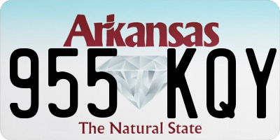 AR license plate 955KQY