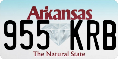 AR license plate 955KRB