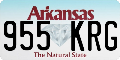 AR license plate 955KRG