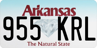 AR license plate 955KRL