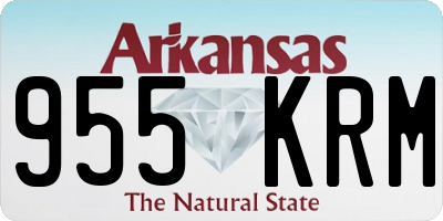 AR license plate 955KRM