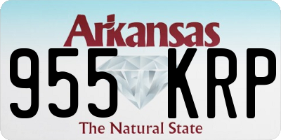 AR license plate 955KRP