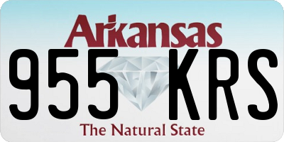 AR license plate 955KRS