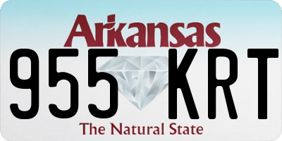 AR license plate 955KRT