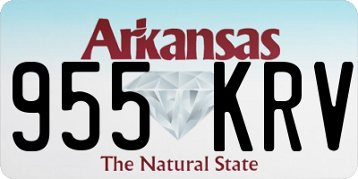 AR license plate 955KRV