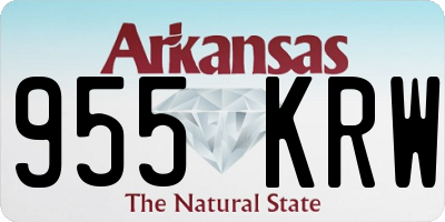 AR license plate 955KRW