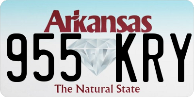 AR license plate 955KRY