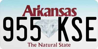 AR license plate 955KSE