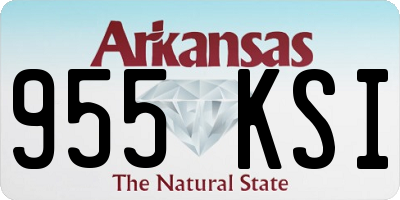 AR license plate 955KSI