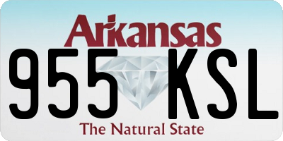 AR license plate 955KSL