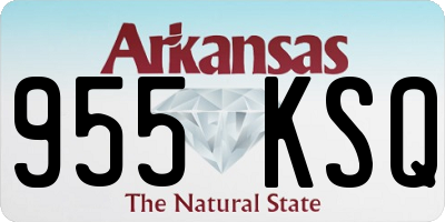 AR license plate 955KSQ