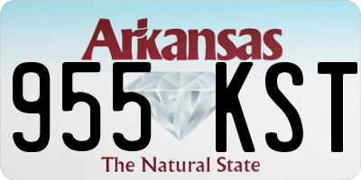 AR license plate 955KST