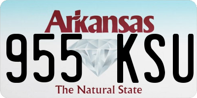 AR license plate 955KSU