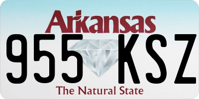 AR license plate 955KSZ
