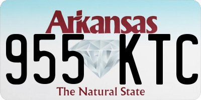 AR license plate 955KTC