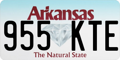 AR license plate 955KTE
