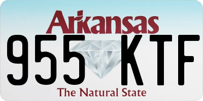 AR license plate 955KTF