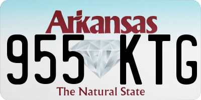 AR license plate 955KTG